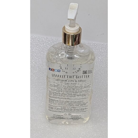 Onyx Bathhouse Sparkle Like Glitter Hand Wash Soap Berry Lavender Scent 12.5 Oz - Picture 2 of 2